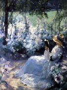 Frank Bramley Delicious Solitude USA oil painting artist